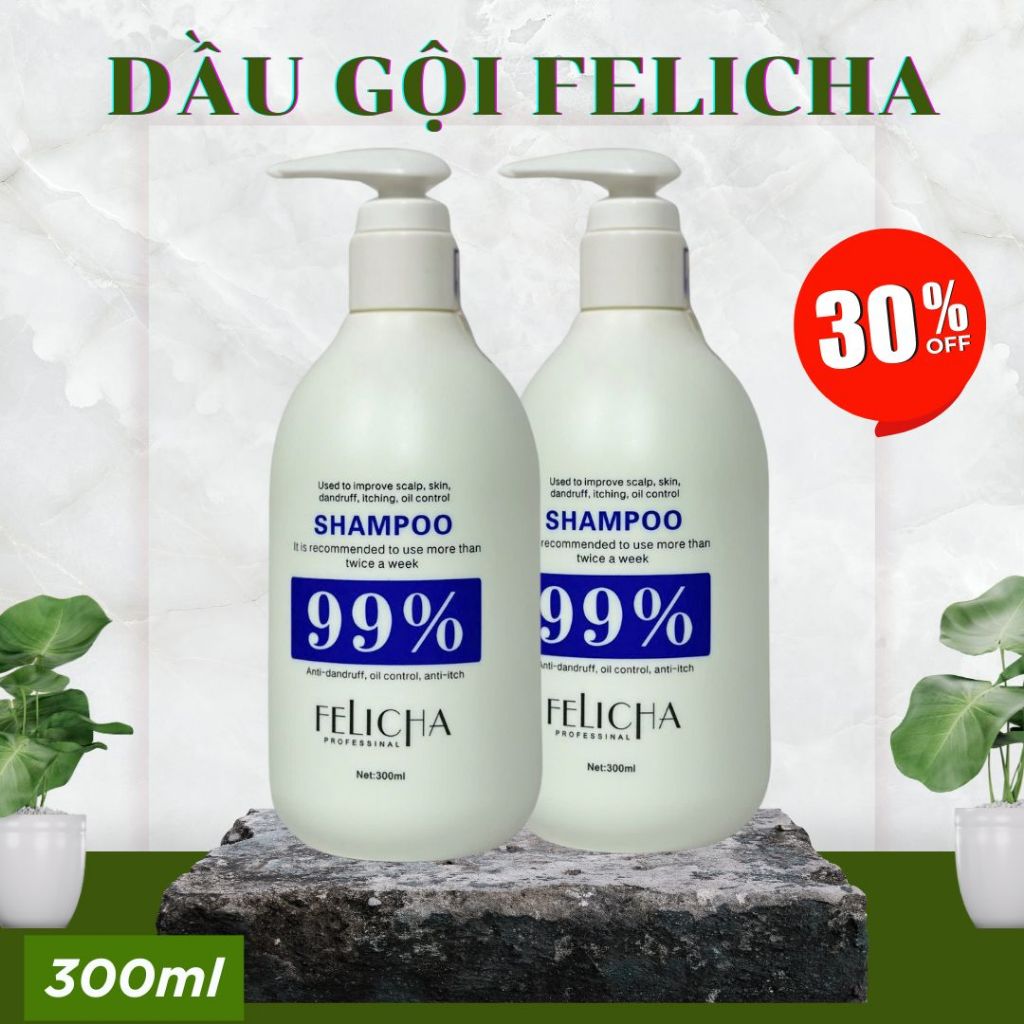 Dầu gội Felicha, dầu gội trị nấm, dầu gội trị gàu, dầu gội giảm rụng tóc, Dầu gội trị ngứa