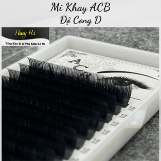 Mi khay ACB độ Cong D dày 0.05-0.07-0.10-0.12-0.15 nối mi bắt keo tốt_dụng cụ nối mi_Thúy Hà Eyelash