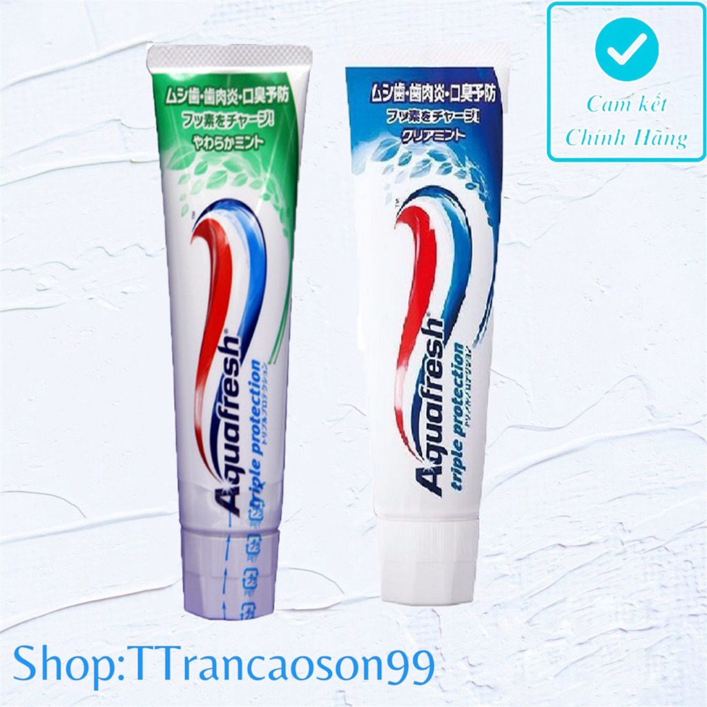Kem đánh răng Aquafresh Nhật Bản 140g