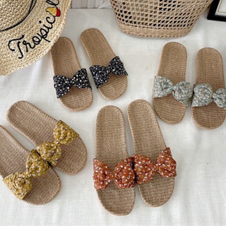 Dép Cói Nơ Bi Nhỏ Shoes Paradise, dép cói siêu nhẹ và êm đi du lịch,trong nhà,văn phòng,đi chơi...
