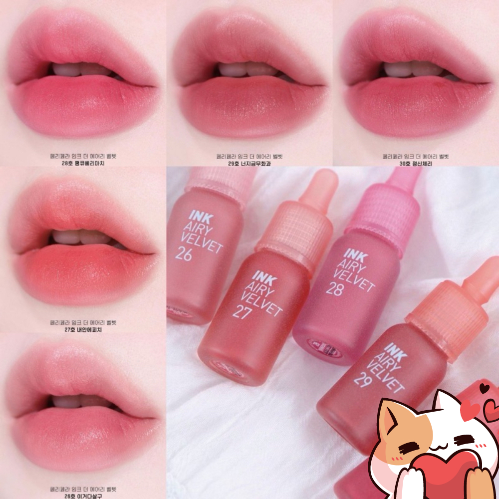 Son Kem Lì Peripera Ink Airy /Velvet