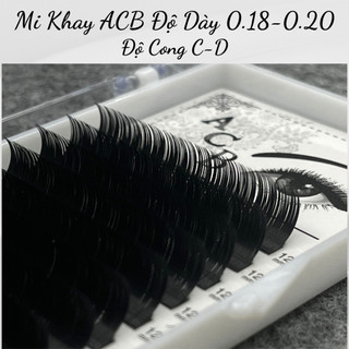 Mi khay acb dày 0.18-0.20 độ cong c,d dùng nối classic, dụng cụ nối mi_thúy hà