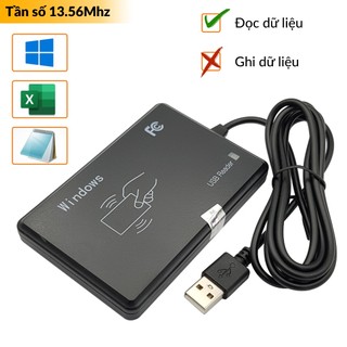 Đầu đọc thẻ RFID 13.56 Mhz USB