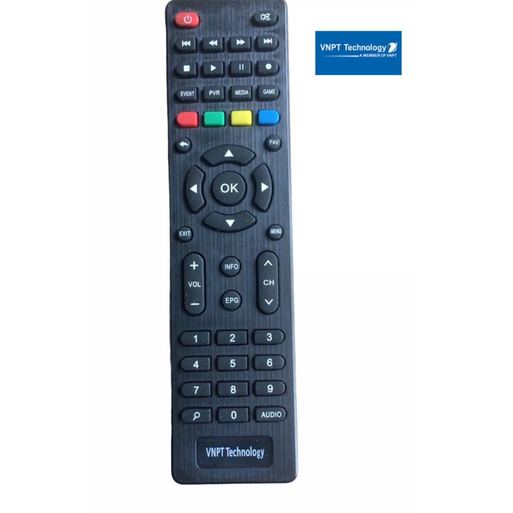 ĐIỀU KHIỂN ĐẦU THU VNPT TECHNOLOGY-tặng kèm pin (không tương thích với đầu mytv ,smartbox của Vnpt )