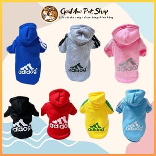 ⛔️[SALE SIÊU HOT] Quần áo chó mèo thú cưng: Áo Adidog siêu dày siêu ấm cho cún mùa đông