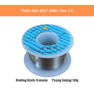 Thiếc Hàn 63/37 SN63 Flux 1.8 Cuộn 50G
