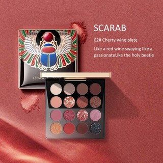 Bảng phấn mắt ZEESEA Flower Fire Night 16 màu phong cách Ai Cập XINH XINH COSMETICS