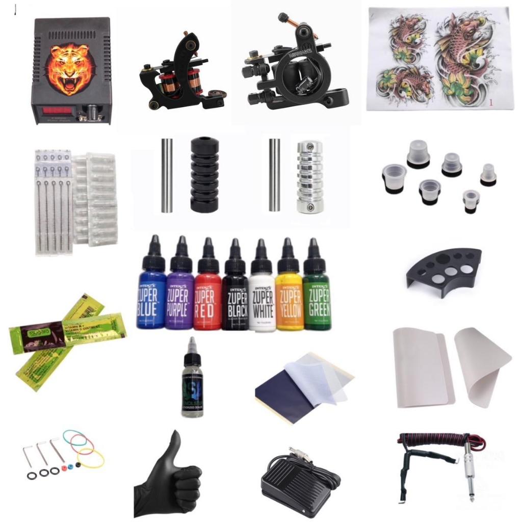 Bộ kit 2 máy xăm hình mẫu D2