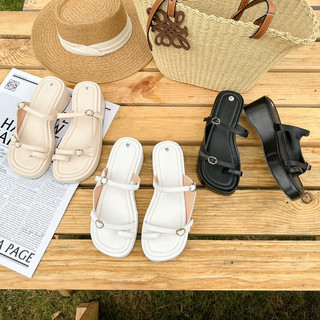 (Form Nhỏ) Dép bánh mì nữ kẹp xỏ ngón quai mảnh đế xuồng 5p đẹp dễ mang mềm êm Shoes Paradise D026