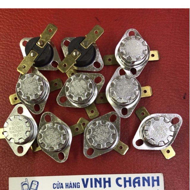 10 chiếc rơle nhiệt 180 độ C