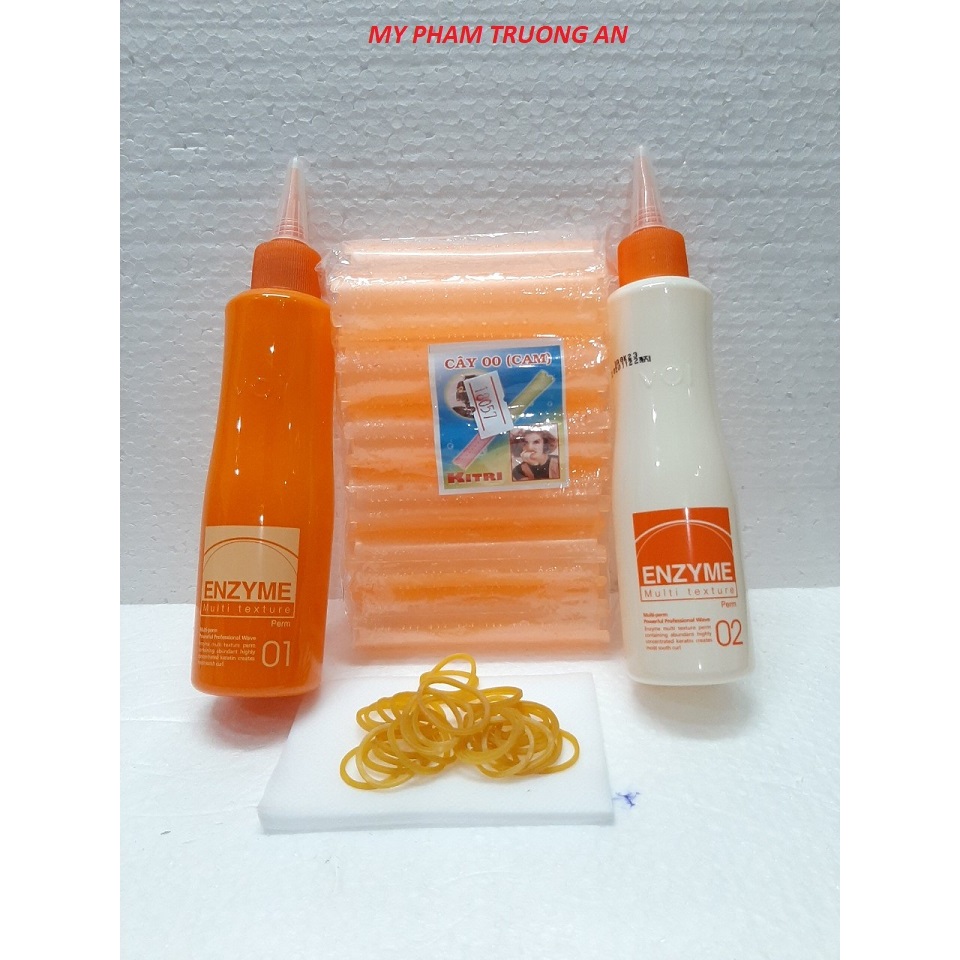 (TẶNG KÈM TRỤC CHUN GIẤY )Thuốc Uốn Tóc Thảo Dược Đa Năng( Uốn Nóng & Uốn Lạnh) Enzyme Multi Texture Hàn Quốc