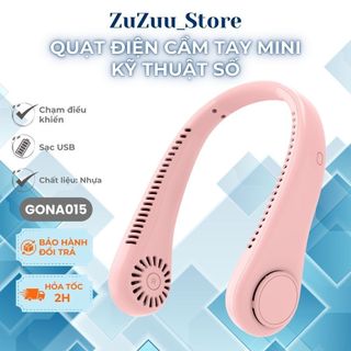  Quạt Đeo Cổ Mini GONA 24 Cánh Tua Bin - 78 Lỗ Thông Gió Thoải Mái Sử Dụng Lên Đến 16 Giờ - GONA015 