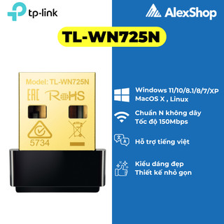 Thiết Bị Thu Sóng USB WiFi TP-Link WN725N Chính Hãng 150Mbps