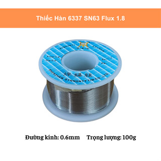 Thiếc Hàn 63/37 SN63 Flux 1.8 Cuộn 100G