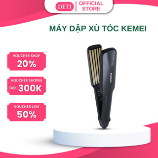 FREE SHIP Máy Dập Xù Tóc KEMEI 332, Chức năng dập xù, bấm xù , bấm mè tạo kiểu tóc làm phồng chân tóc bản to