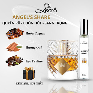   Auth - 10ml  Nước hoa unisex Leona Parfum Angel's Share hương thơm quyến rũ cuốn hút và đầy sang trọng 
