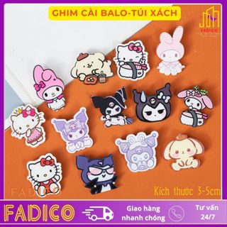 Sỉ ghim cài balo,sticker cài balo túi ví,huy hiệu cài túi xách balo hình MÈO KITTY dễ thương,KT 3-5cm- FADICO