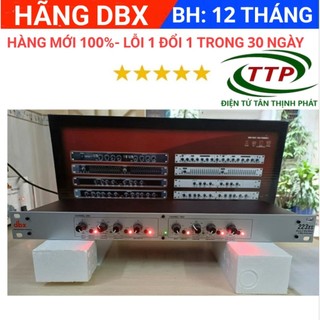 Thiết bị phân tần crossover dbx 223xs màu bạc hàng chuẩn cao cấp - dbx 223 xs
