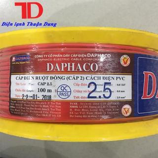 DÂY ĐIỆN ĐƠN DAPHACO 2.5 - 100 MÉT