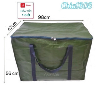 TÚI BẠT XANH RÊU ĐỰNG ĐỒ SIÊU DÀY ,SIÊU TO ,SIÊU BỀN ,SIÊU RẺ ĐỦ SIZE ( sỉ ib)