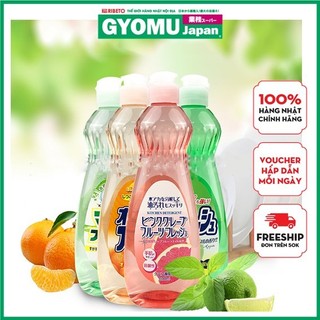Nước rửa chén bát hương chanh, cam, bưởi, táo 600ml nội địa Nhật Bản