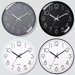 Đồng hồ treo tường đẹp, Đồng hồ trang trí decor cao cấp Qhouse máy kim trôi phong cách Bắc Âu