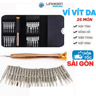  GIÁ SỈ  Bộ Tua Vít 25 Món Trong 1 Bao Da Đa Năng Sữa Chữa Đồ Điện Tử Nhỏ Gọn