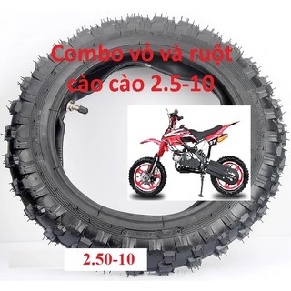 Vỏ Và Ruột Xe Cào Cào Mini 50cc Mã 2.50-10