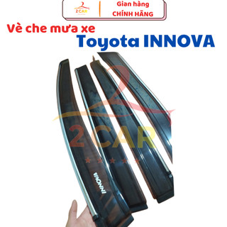 Vè che mưa trong cho xe Toyota Innova 2017 - 2021 chỉ mạ crom hàng đẹp