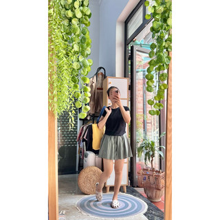 QUẦN GIẢ VÁY DÁNG XÒE CẠP CHUN