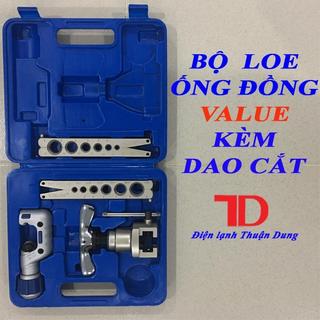 BỘ LOE ỐNG ĐỒNG - LOE VALUE 2 KẸP KÈM DAO CẮT - Bảo hành 12 tháng