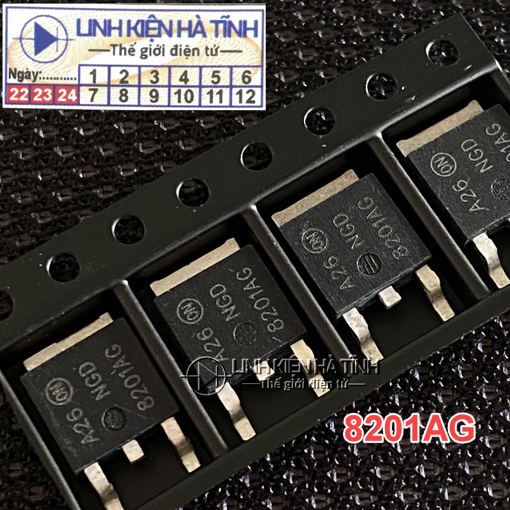 Túi 3 con MOSFET 8201AG NGD8201AG 400V 20A kênh N TO-252 trong mạch đánh lửa Huyndai-Kia
