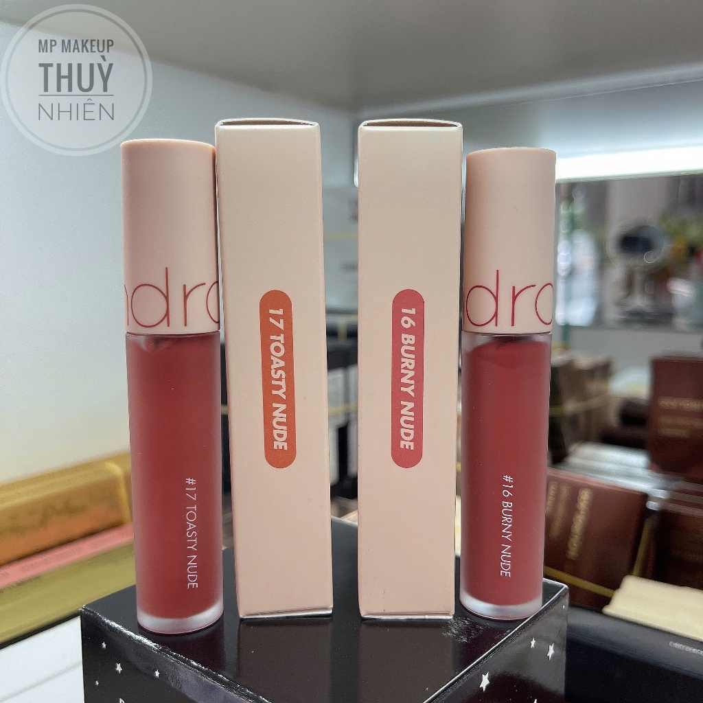 Son kem Romand Zero Velvet Tint màu 16 - 17