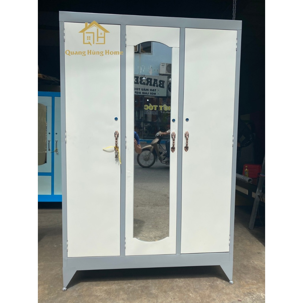 TỦ SĂT 3 CÁNH SƠN DẦU CAO CẤP