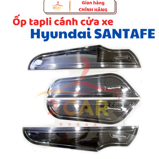 Ốp Tapli Cánh Cửa Xe Hyundai Santafe 2019 2020 2021 2022 2023 2024, Ốp màng loa xe Santafe, Hàng TiTan Cao Cấp