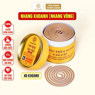  Nhang khoanh trầm hương Sơn Mộc Hương đốt xông nhà tẩy uế 