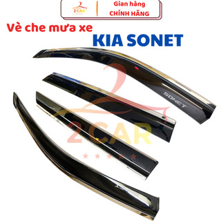 Vè che mưa xe KIA SONET 2021 - 2025, 2026 chỉ INOX cao cấp
