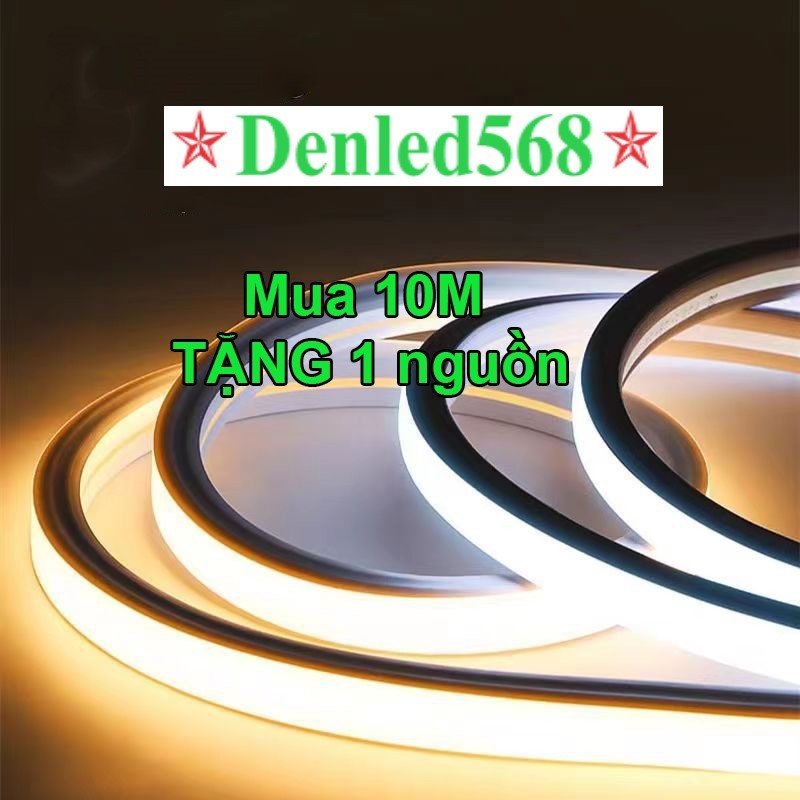 Dây đèn Led FCOB 220V chip 3030 Led bọc silicon trang trí hắt trần biển quảng cáo ngoài trời