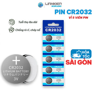 Combo Vỉ 5 VIÊN PIN CMOS CR2032 Pin Cúc Áo Lithium Cho Các Thiết Bị Điện Tử