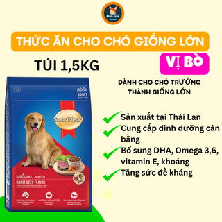 Thức ăn hạt cho chó con Smartheart Túi 1,3kg