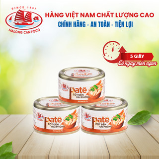 Combo 3 pate cột đèn hải phòng halong canfoco 90g /1 lon