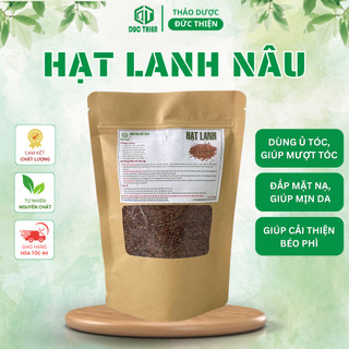 1kg hạt lanh nâu canada hữu cơ chính hãng không biến đổi gen - dùng ủ tóc, ăn kiêng , hạt lanh loại 1