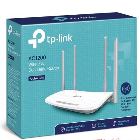 Bộ phát Wifi TP-Link Archer C50 AC1200