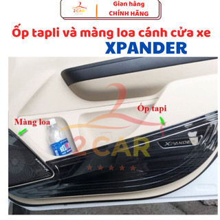 Ốp tapli cánh cửa xe Xpander, màng loa xe Xpander 2018- 2021, 2022, 2023,2024 vân titan cao cấp ( không dùng cho bản Cro