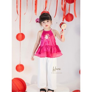 ( Hami xả hàng ) 𝐒𝐞𝐭 𝐘𝐞̂́𝐦 𝐓𝐡𝐚𝐧𝐡 𝐕𝐚̂𝐧 - Yếm Thêu Thỏ Ngọc ( ảnh chính chủ)