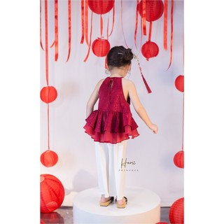 ( Hami xả hàng ) 𝐒𝐞𝐭 𝐘𝐞̂́𝐦 𝐓𝐡𝐚𝐧𝐡 𝐕𝐚̂𝐧 - Yếm Thêu Thỏ Ngọc ( ảnh chính chủ)