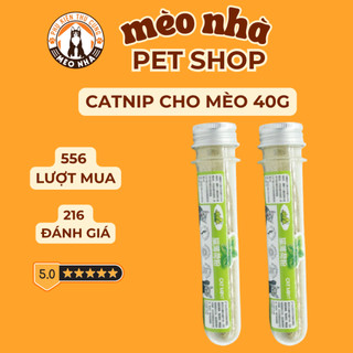 [Giao Nhanh] Catnip mèo ống 40ml – Bột lá cỏ bạc hà mèo khô
