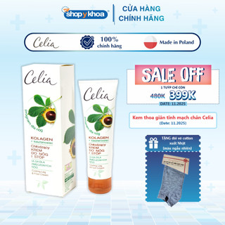 [DATE XA] Kem thoa giãn tĩnh mạch chân Celia 100ml, Made in Poland, Date 11.2025