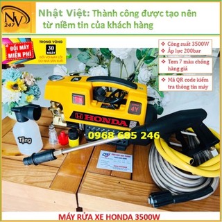 Máy rửa xe HD siêu khỏe 3500w Máy xịt rửa mini cap áp cho gia đình rửa ô tô xe máy