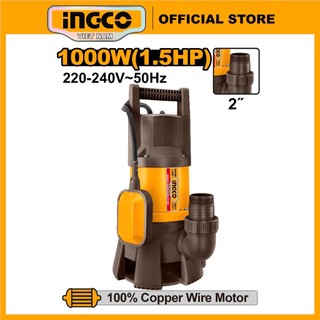 Máy bơm chìm nước thải công suất lớn 1,5 ngựa 1.5hp lưu lượng 333l/ phút ingco spd10001